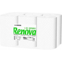 Papel higiénico Jumbo dos capas reciclada RENOVA | updirecto.es