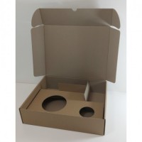 Caja cartón automontable con divisiones TAKE AWAY | updirecto.es