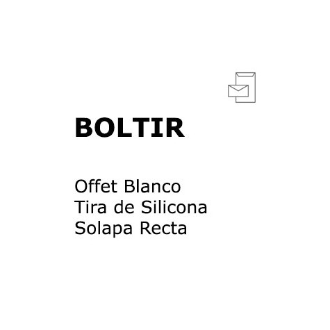 Bolsas Offset Blanco Boltir | updirecto.es