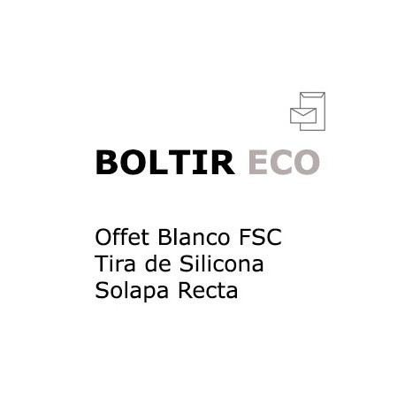 Bolsas Offset Blanco Boltir Reciclado | updirecto.es