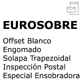 Sobres Eurosobre - Blanco- Engomado