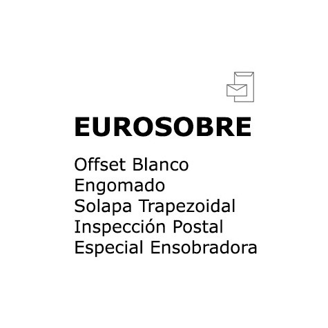 Sobres Eurosobre - Blanco- Engomado | updirecto.es
