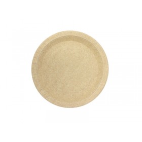 Plato de cartón Kraft Biocompostable