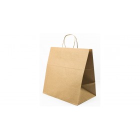 Bolsas Kraft marrón asa retorcida