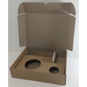 Caja cartón automontable con divisiones TAKE AWAY