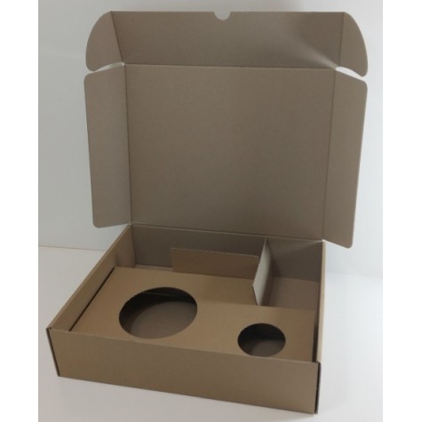 Caja cartón automontable con divisiones TAKE AWAY | updirecto.es